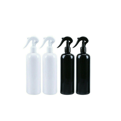 PET 100ml زجاجات بخاخ مستحضرات التجميل الزناد أبيض أسود