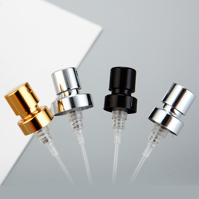 18mm 20mm البخاخة رذاذ الألومنيوم تجعيد مضخة الذهب والفضة الأسود