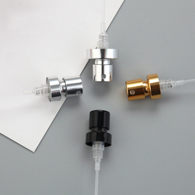 18mm 20mm البخاخة رذاذ الألومنيوم تجعيد مضخة الذهب والفضة الأسود