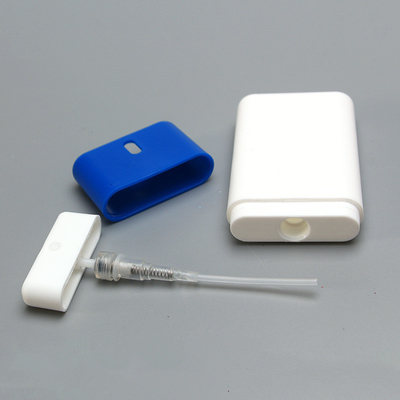 LinDeer 20ml زجاجة عطر بخاخ أزرق طباعة الشاشة البيضاء