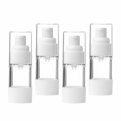 البلاستيك PP 15ml الأبيض مضخة الرش زجاجة التعبئة والتغليف مستحضرات التجميل